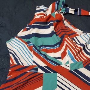 NWOT Sleeveless tie neck dress